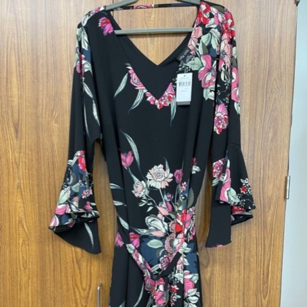 CITY CHIC Dress Bell Misty Floral NWT